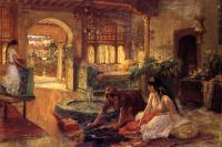 Frederick Arthur Bridgman - Orientalist Interior